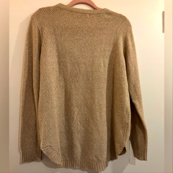 Pink Clover Cozy Tan Sweater - Picture 3 of 6